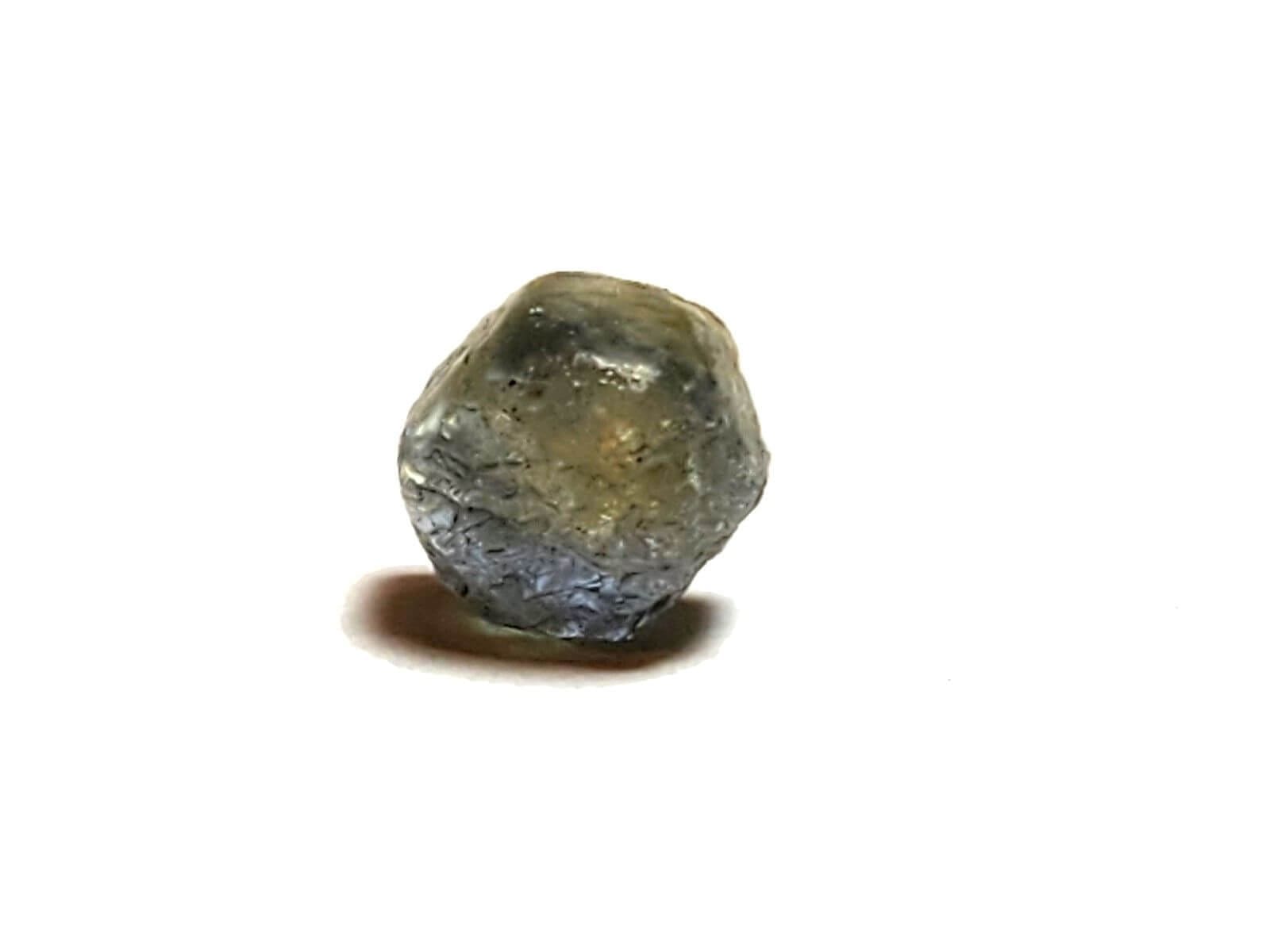 Sapphire Montana Rough Specimen Yellow Blue 7.5x6.8mm 3.15Crts - Image 2