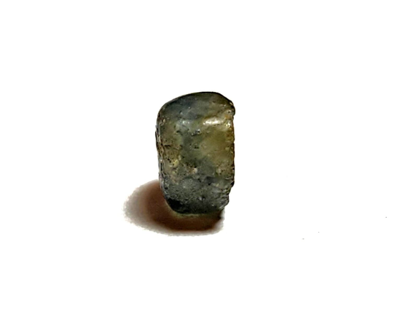 Sapphire Montana Rough Specimen Yellow Blue 7.5x6.8mm 3.15Crts - Image 3