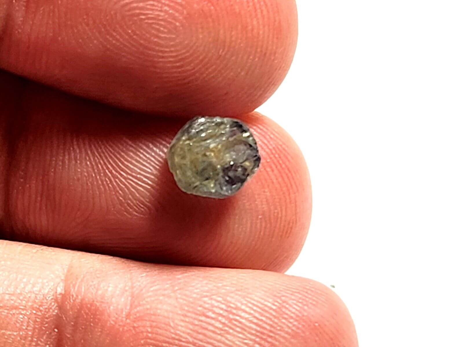 Sapphire Montana Rough Specimen Yellow Blue 7.5x6.8mm 3.15Crts - Image 5