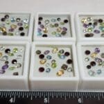 Random Mixed Semiprecious Melee Gems Box 2mm-6x4mm (20 Pcs)
