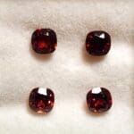 Garnet Square Cushion Cut 5mm (4 Pcs)