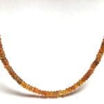 (K9) Ethiopian Opal 3-4.5mm Bead & 925 Silver Adj. 16-18" 40Ctw Necklace