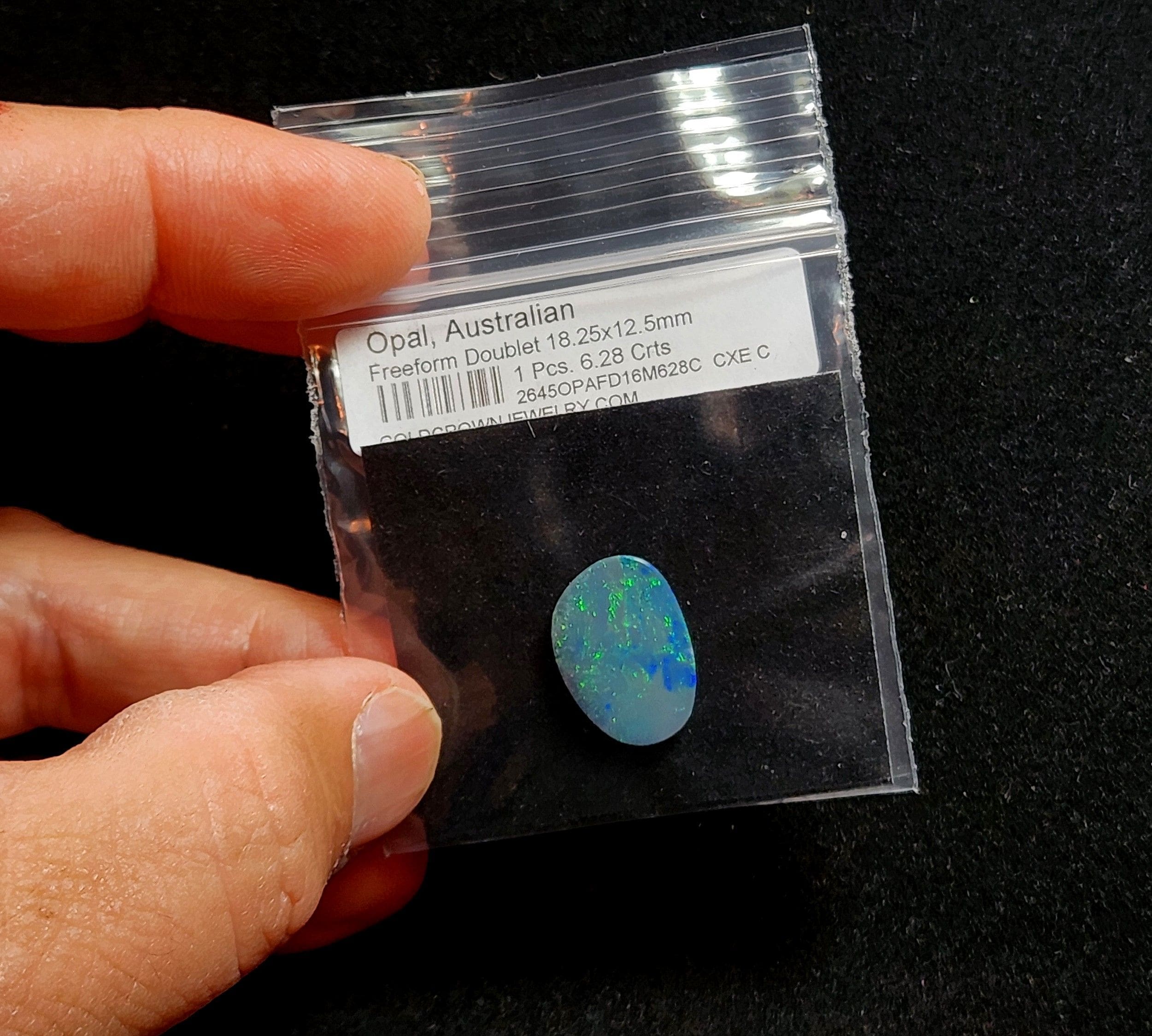 Opal Australian Doublet 18.25x12.5mm 6.28Crts - Image 4