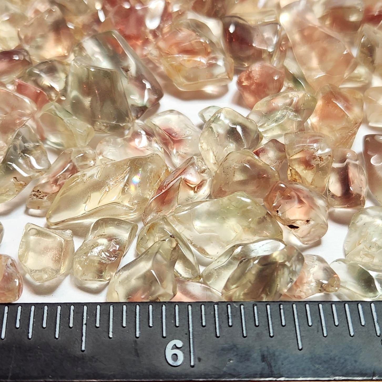 Sunstone Oregon Red/Green/Schiller Mix Polished Freeform Tumbled (20 Pcs) ~ BUY 2 GET 1 FREE - Image 6