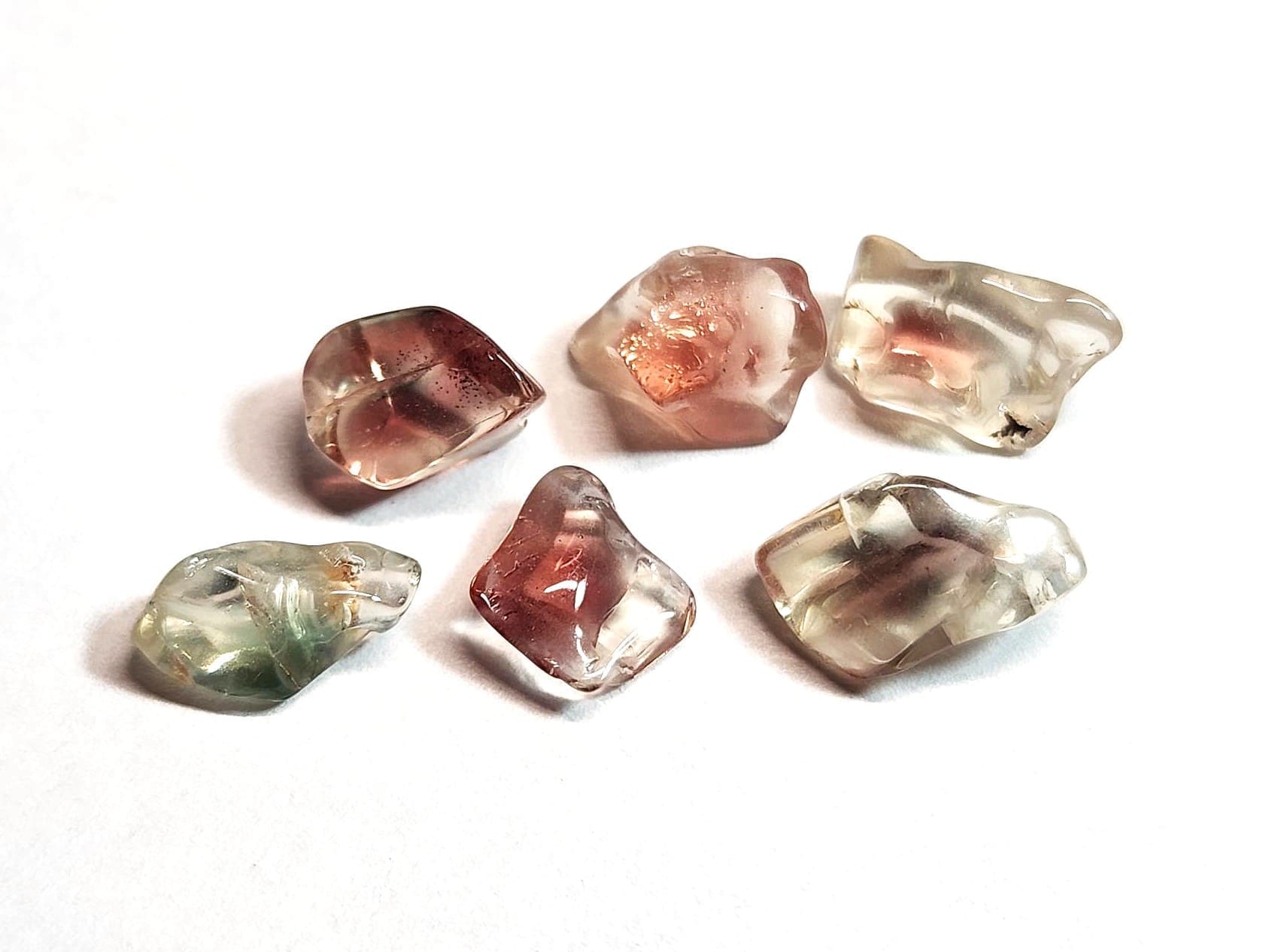 Sunstone Oregon Red/Green/Schiller Mix Polished Freeform Tumbled (20 Pcs) ~ BUY 2 GET 1 FREE - Image 7
