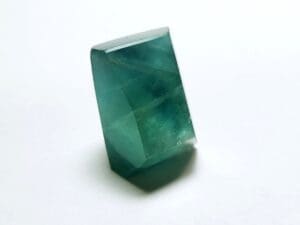 Fluorite Blue-Green Faceted Freefrom 1.30″x0.91″ 175crts