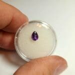 (E6) Amethyst Dark Pear 7x5mm 0.58Crts