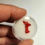 (E9) Coral Red Freeform (Full Drilled) 15x6mm 1.86Crts