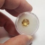(A2) Citrine Hexagon 9mm 3.03Crts