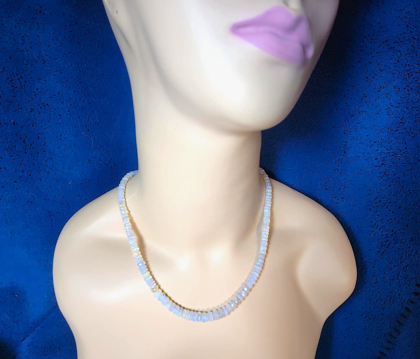 Australian Opal 5.25-6.25mm Bead & 14KTYG 18" 88.5Ctw Necklace - Image 10