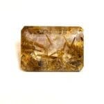 Quartz Rutile Golden Emerald Cut 26x18.5mm 38.88crts