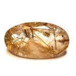 Quartz Rutile Golden Oval 33.75x18.5mm 48.72crts