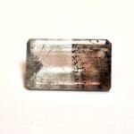 Quartz Cacoxenite & Hematite Emerald Cut 23x13.7mm 20.38crts