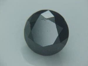 Diamond Black Round 6.5mm 1.36crts