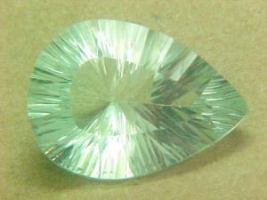 Fluorite Mint Pear 22x16mm 20.85crts