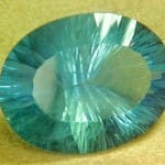 Fluorite Blue Green Oval 23.5x18mm 30.32crts