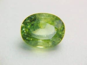 Sphene Oval 6x5mm 0.85 Carats