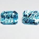 Topaz Blue Fancy Emerald Cut 10x8mm 7.96cts (2 Pieces Parcel)