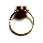 Vintage Lady Cameo Shell 14KTYG Ring