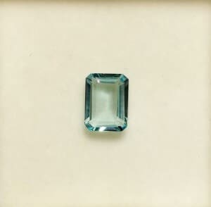 Aquamarine Emerald Cut 8x6mm 1.20crts