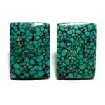 Turquoise Mongolian Cabochon Rectangle 25x18mm 48.5ctw