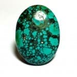 Turquoise Mongolian Cabochon Oval 40x30mm 58.62crts