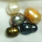 Pearls Colored Mix Shapes Sample (5 Pcs)
