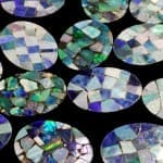 Opal Australian Mosaic Doublet Oval 16x12mm (2 Pcs)