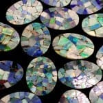 Opal Australian Mosaic Doublet Oval 18x13mm (2 Pcs)