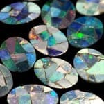 Opal Mosaic Doublet Oval 8x6mm (4 Pcs)