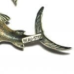 Vintage BEAU Beaucraft 925 Silver Swordfish Brooch