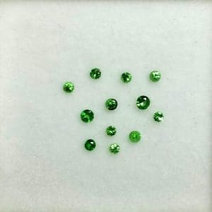 Tsavorite Round 1.5-2mm (12 Pcs Parcel)