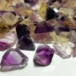 (N7) Fluorite Illinois Mixed Rough Pieces 15x12mm-4x3mm (500 ctw)