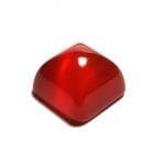 Carnelian Pyramind Sugarloaf Square 8mm Cabochon (12Pcs)