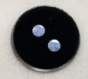 Opal Australian Round Doublet 5mm 0.85ctw (2Pcs)
