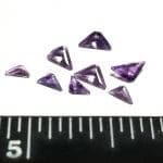 Amethyst Triangle Mixed Slants 3.25×6.40-2.25×4.40mm (8Pcs)