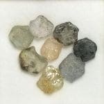 Sapphire Montana Mixed Color Flat Rough Specimen 5.5-6.5mm 8.99 ctw
