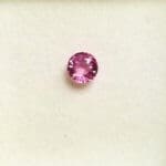 Sapphire Pink Round 5mm 0.64crts