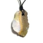 (P4) Oregon Butte Opal Pendant Corded Necklace