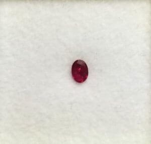 Ruby Thailand Oval 4.5×3.2mm 0.20crts