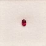 Ruby Thailand Oval 4x2.8mm 0.22crts