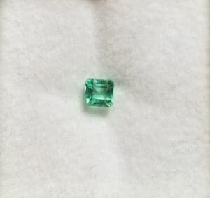 Emerald Swat Valley Square Cut 4x4mm 0.43cts