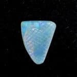 Opal Australian Carved Triangle Cabochon 16.5x13.3mm 2.87Crts