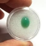 Chalcedony Blue-Green Oval Cabochon 15x13mm 2.88crts