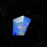 Opal Australian (Top Crystal) Faceted Fantasy Freeform 12x9mm 1.54Crts