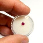 (D8) Ruby Round 4mm 0.45Crts